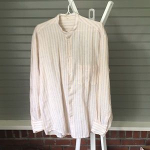 NWOT Italian Linen Men’s Shirt